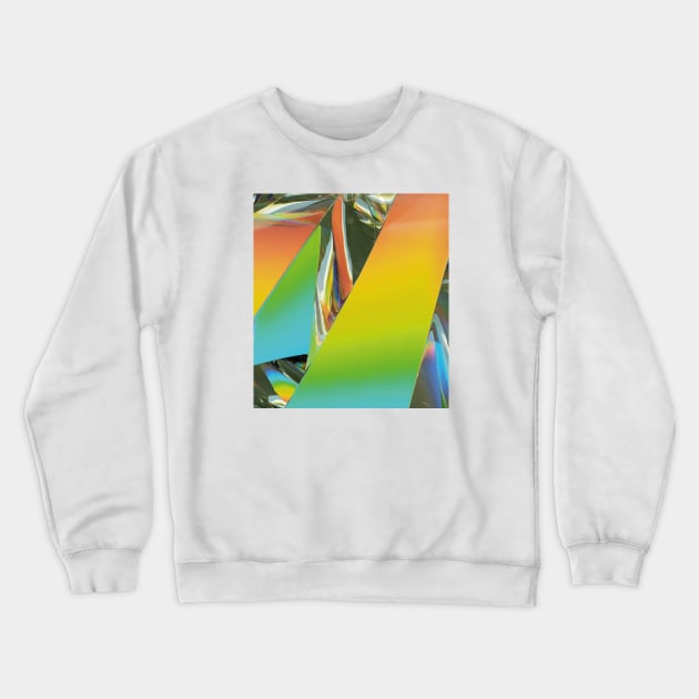 Chrome textured Crewneck Sweatshirt by kamilowanydesign